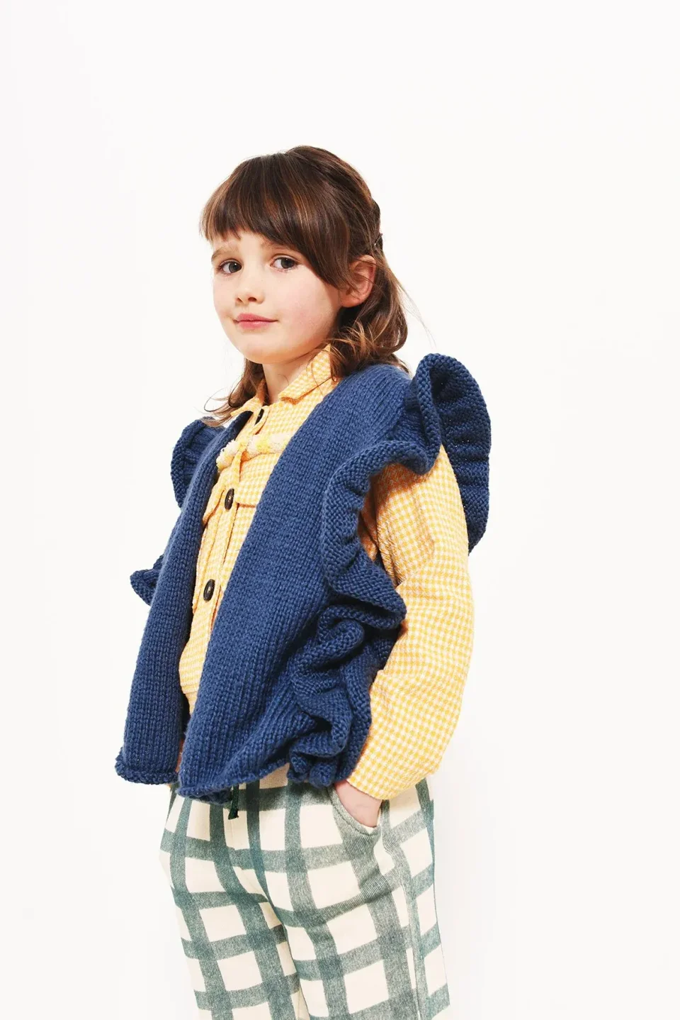Photo du patron Fleur Jacket Knitting Pattern cousu · vue 1 sur 4