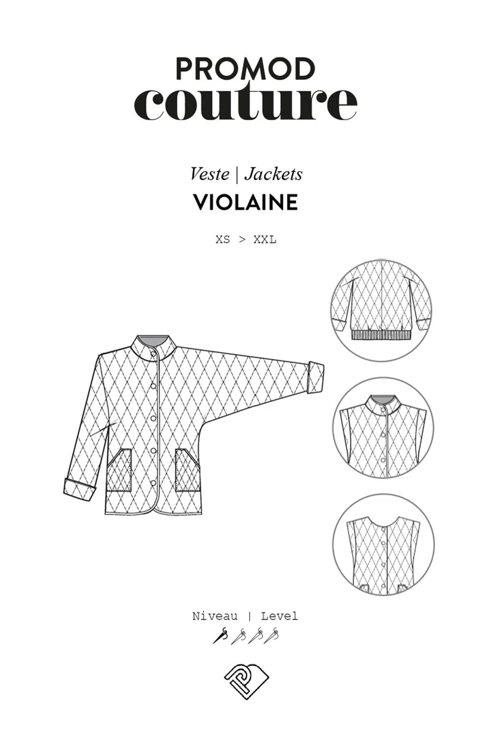 Photo du patron Veste Violaine cousu · vue 1 sur 4