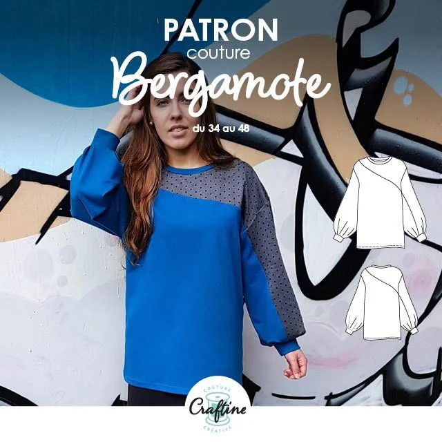 Photo du patron Sweat Bergamote cousu · vue 1 sur 1