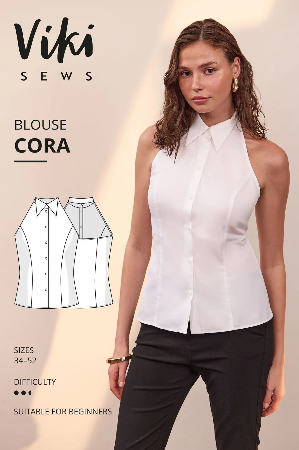 Photo du patron Cora blouse cousu · vue 1 sur 8