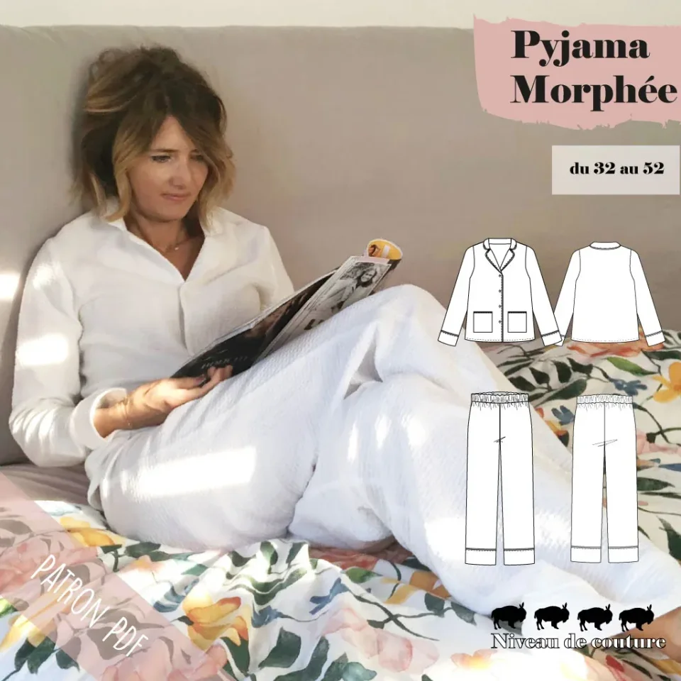 Photo du patron Pyjama Morphée cousu · vue 1 sur 8