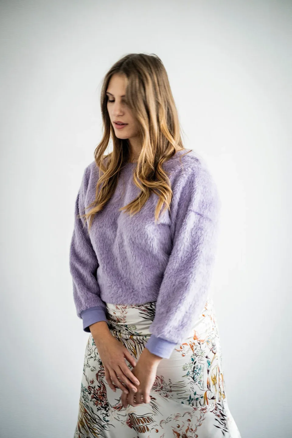 Photo du patron Alice Jumper Sewing Pattern cousu · vue 1 sur 4
