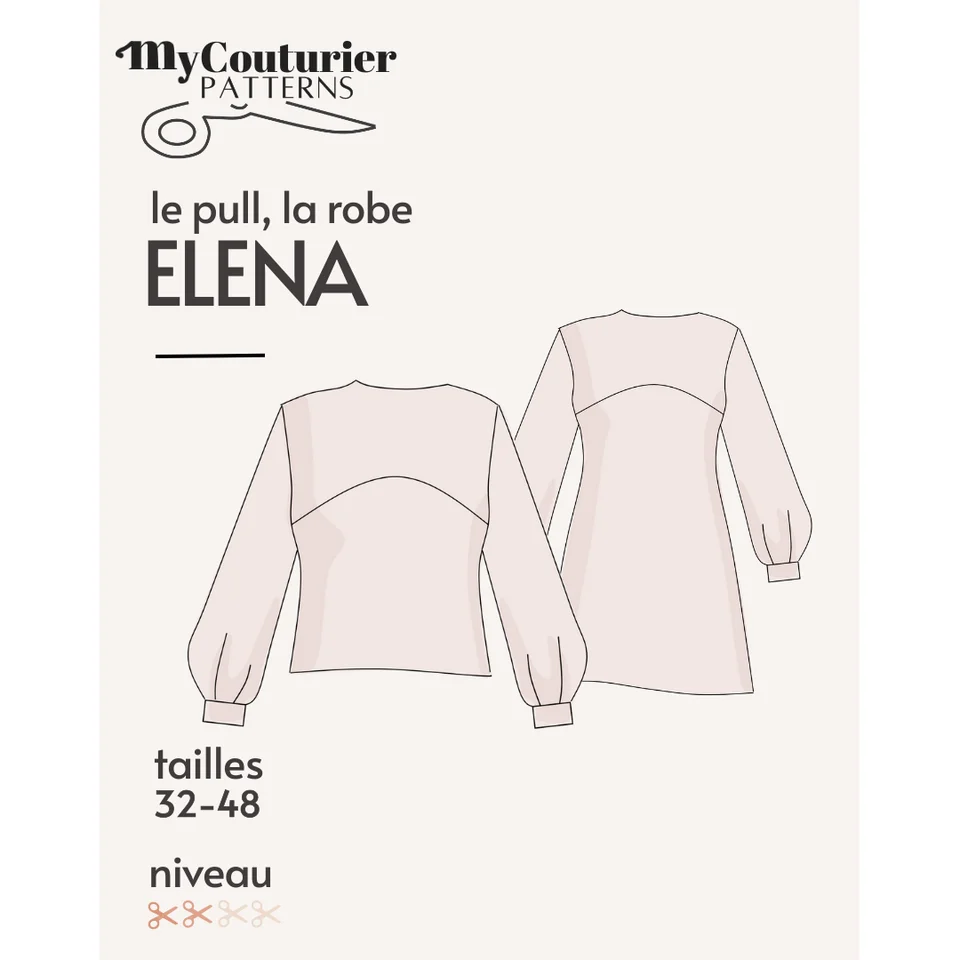 Photo du patron Le patron Elena cousu · vue 1 sur 3