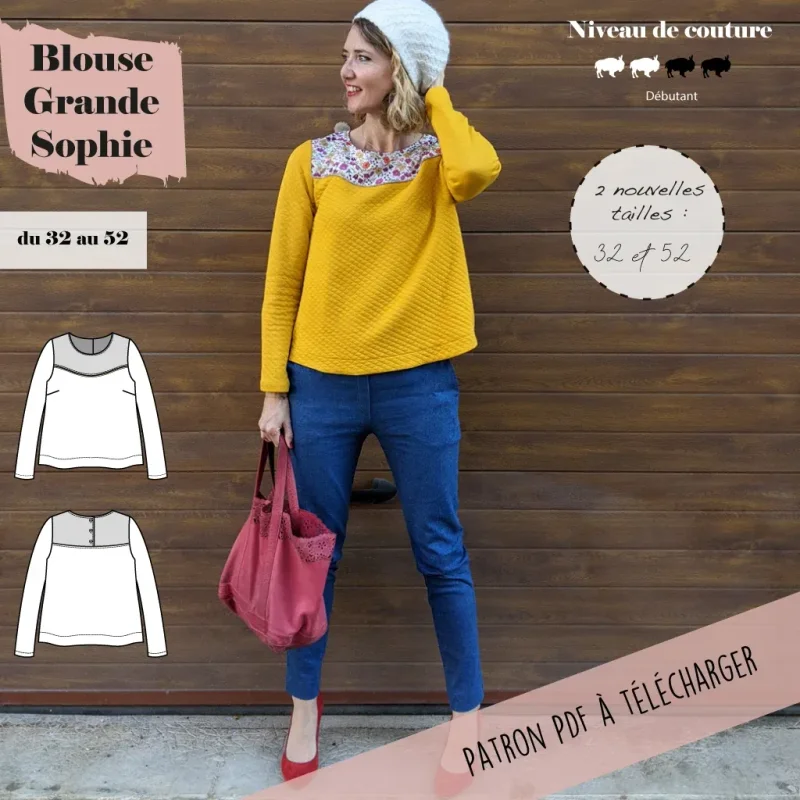 Patron Femme Blouse Grande Sophie · Super Bison