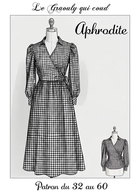 Patron Aphrodite, robe et chemisier · Le Graouly qui coud