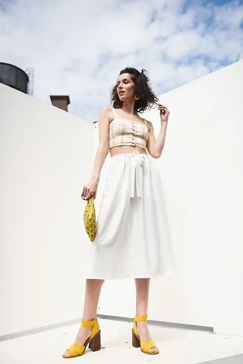 Photo du patron Jutta Skirt Sewing Pattern cousu · vue 1 sur 4