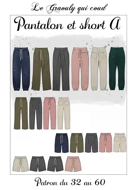 Photo du patron Pantalon Femme « A » cousu · vue 1 sur 8