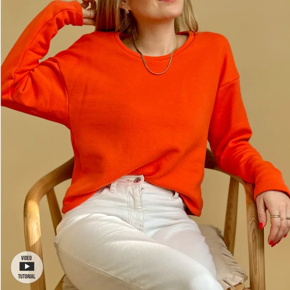 Photo du patron oversize basic Shirt Franz cousu · vue 1 sur 8