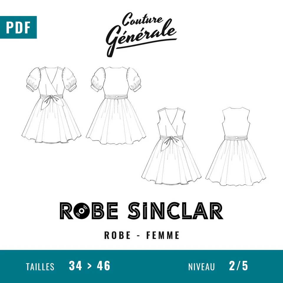 Photo du patron Robe – Robe Sinclar cousu · vue 1 sur 8