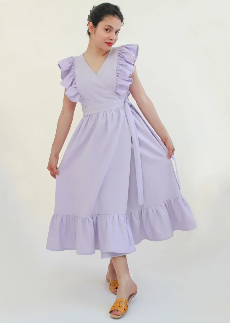 Photo du patron FLOR DRESS & CROPPED TOP cousu · vue 1 sur 8