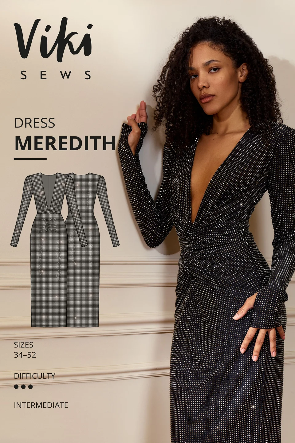Photo du patron Meredith dress cousu · vue 1 sur 7