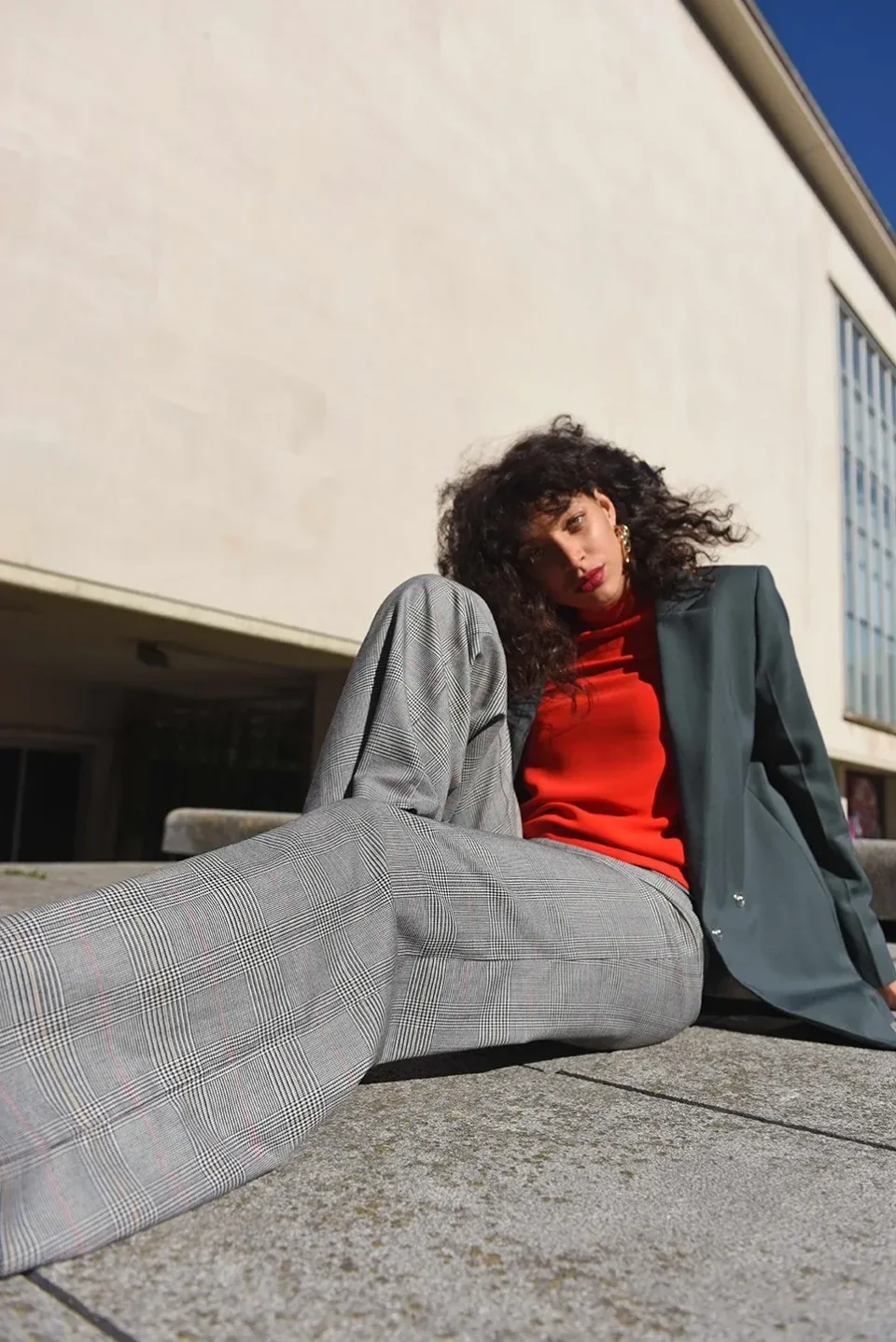 Photo du patron Bertha Trousers Sewing Pattern cousu · vue 1 sur 8