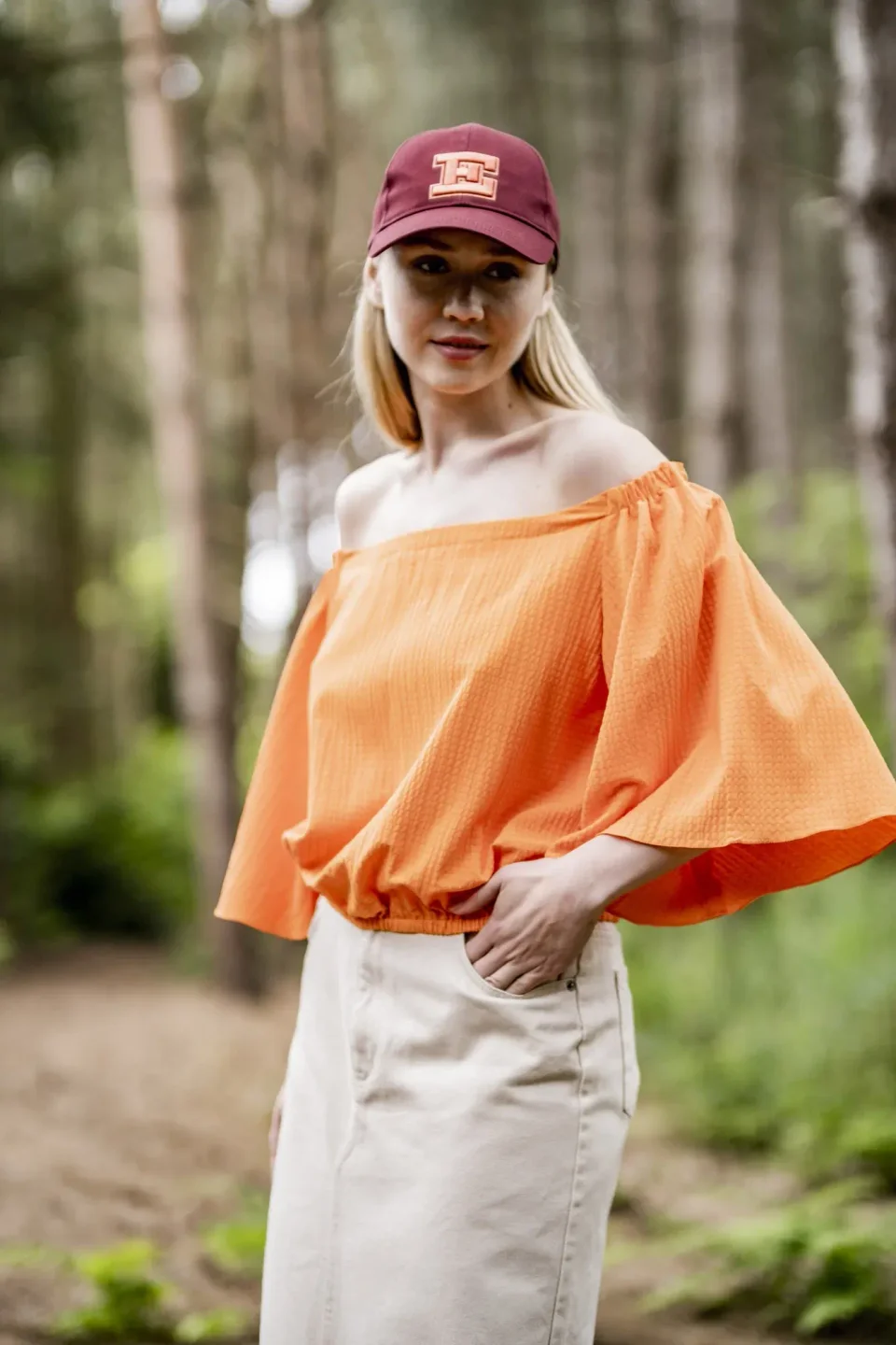 Photo du patron Dune Top Sewing Pattern cousu · vue 1 sur 5