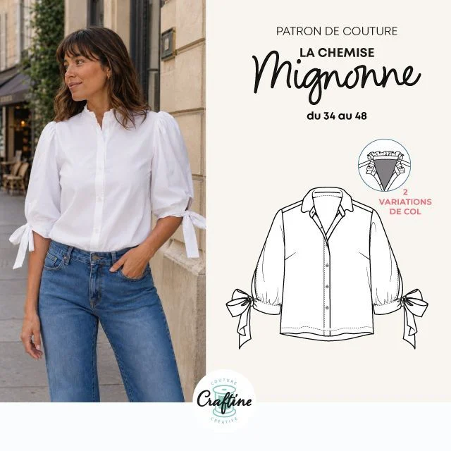 Photo du patron Chemise Mignonne cousu · vue 1 sur 1