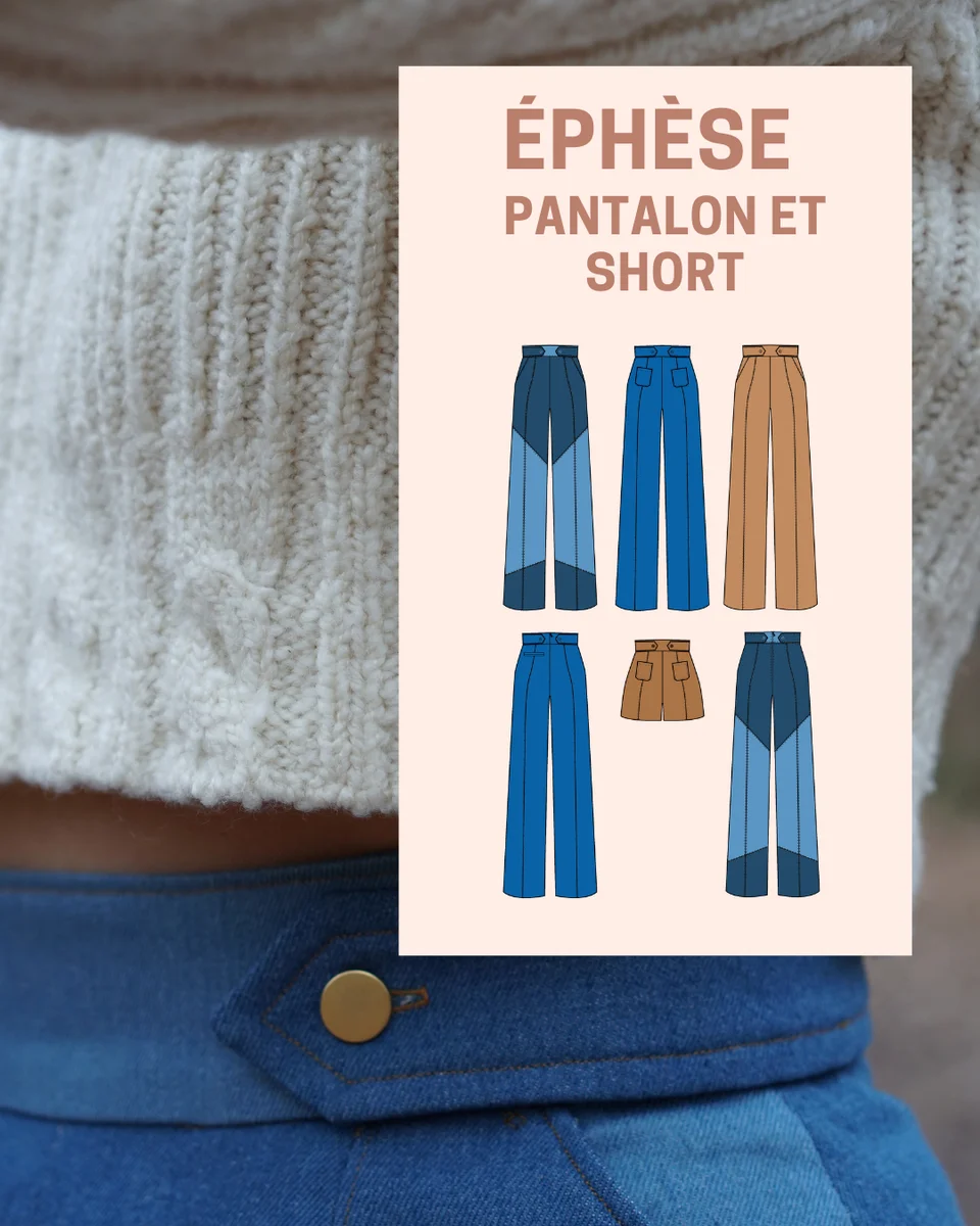 Photo du patron Pantalon Éphèse cousu · vue 1 sur 8