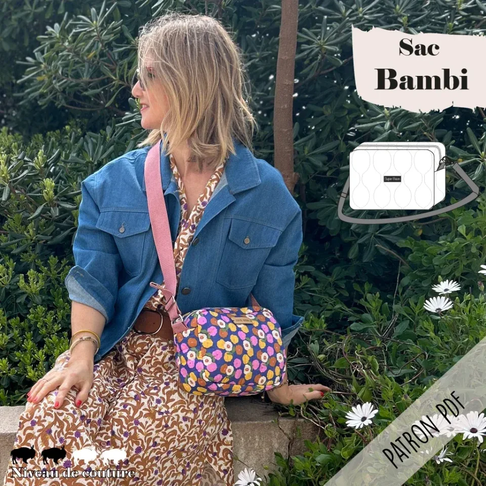 Photo du patron Sac matelassé Bambi cousu · vue 1 sur 8
