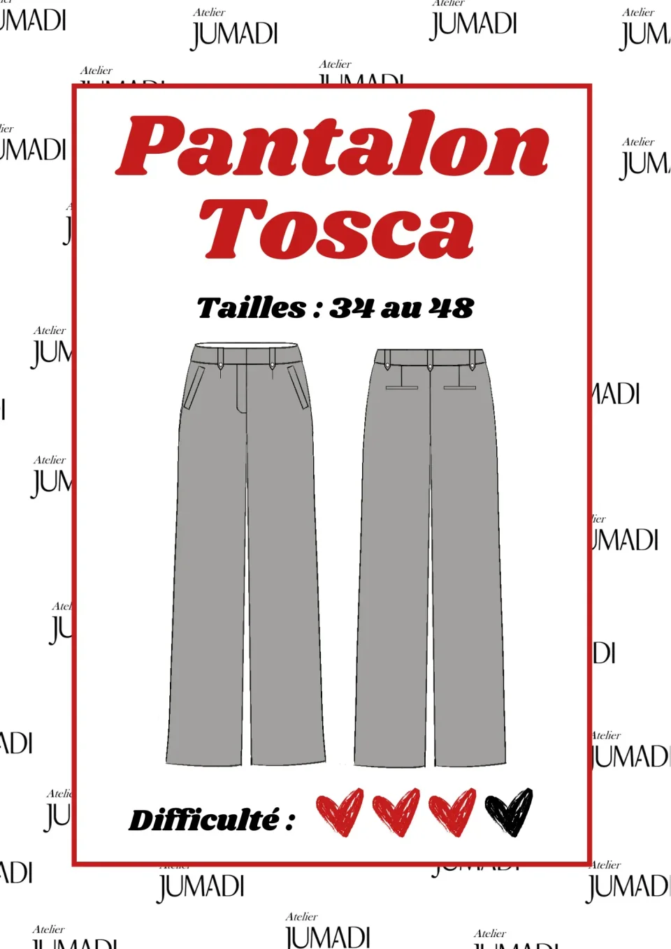Photo du patron Pantalon Tosca cousu · vue 1 sur 8