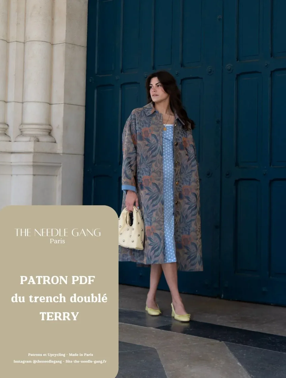 Photo du patron du trench Terry cousu · vue 1 sur 8