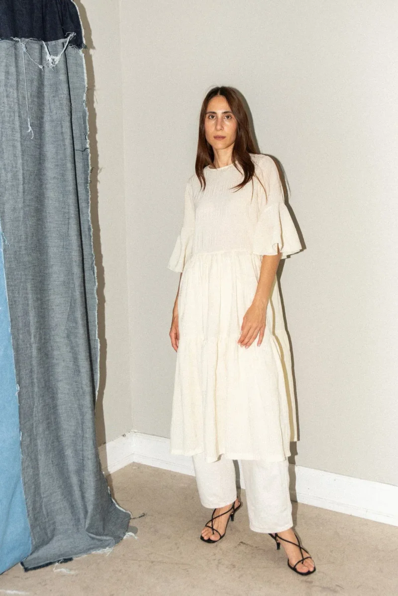 Patron LAYERS DRESS x FLOUNCE SLEEVES · Puff and Pencil