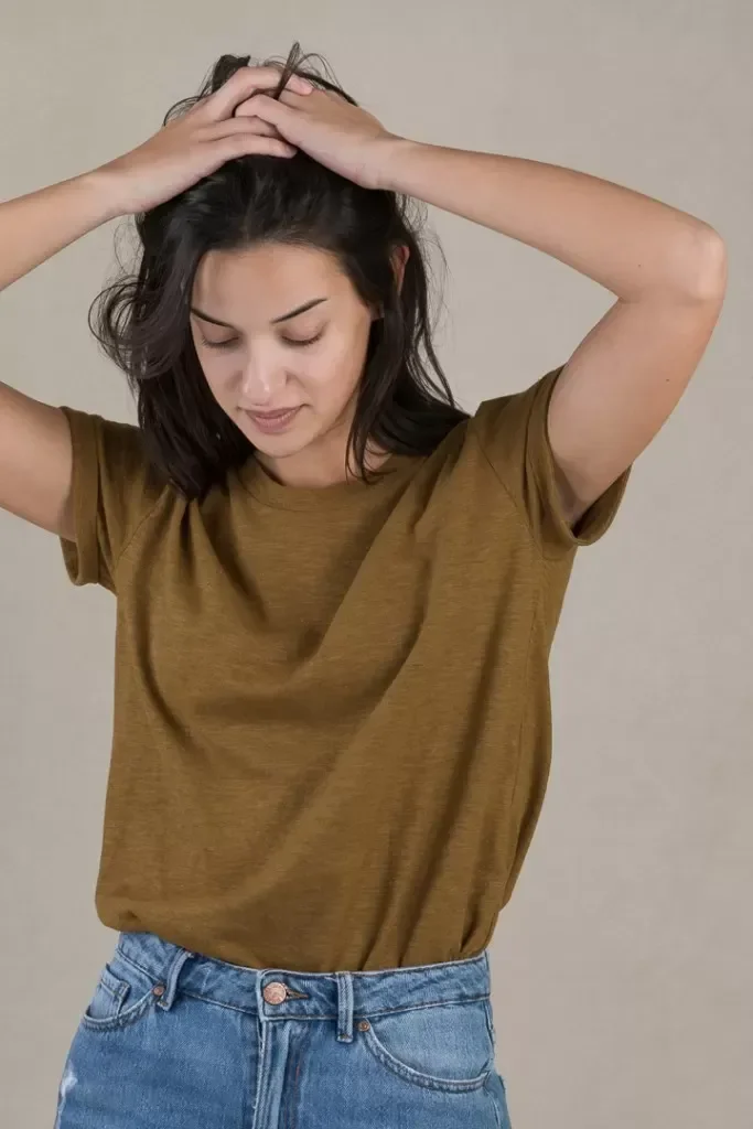 Photo du patron Tshirt/robe Jeanne cousu · vue 1 sur 8