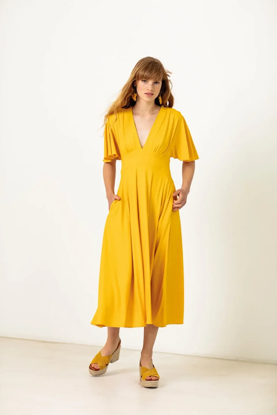 Photo du patron Agatha Dress Sewing Pattern cousu · vue 1 sur 3
