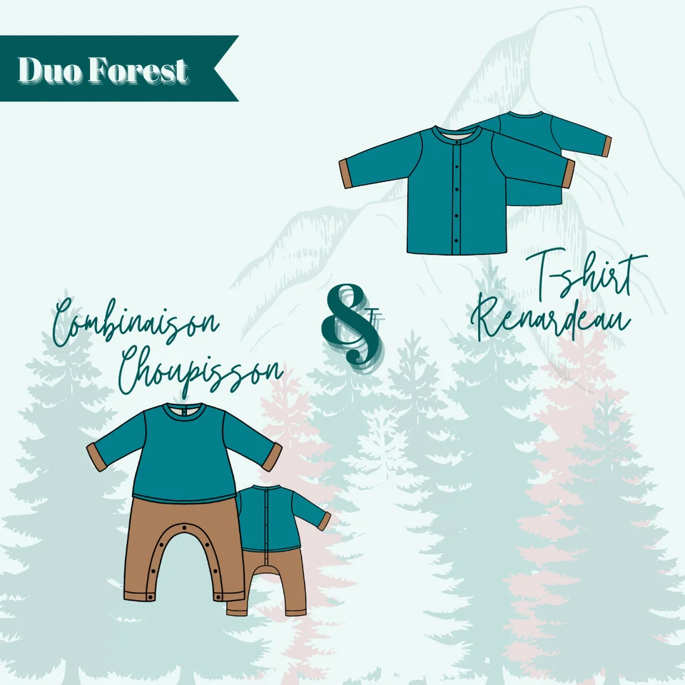 Photo du patron Duo Forest (Renardeau et Choupisson) cousu · vue 1 sur 8