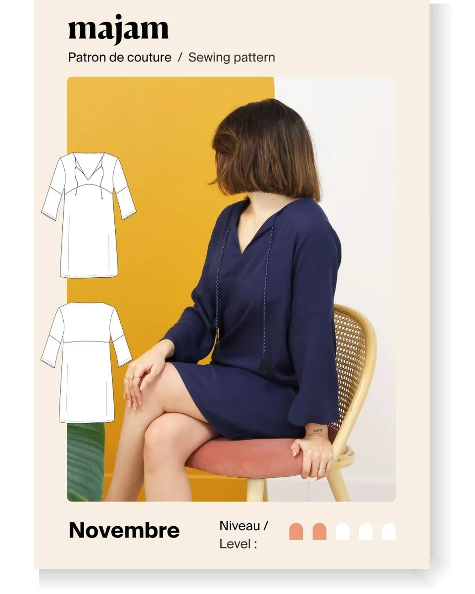 Photo du patron Robe – Novembre cousu · vue 1 sur 6