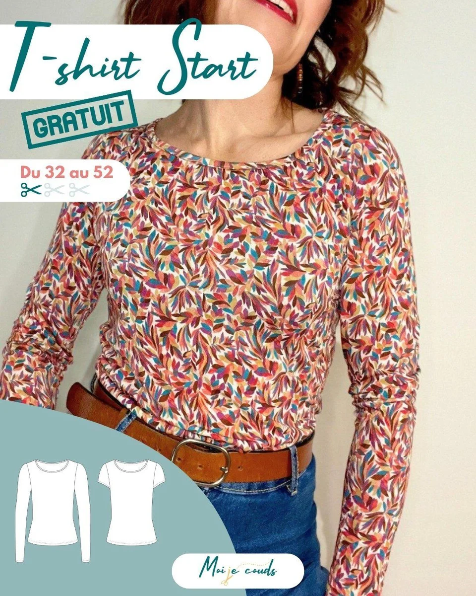 Photo du patron Le T-Shirt Start cousu · vue 1 sur 8