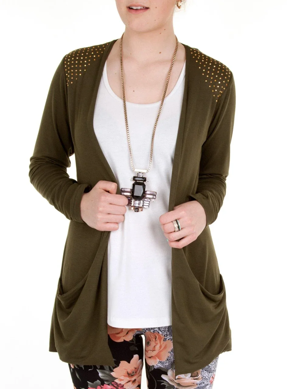 Photo du patron Drop Pocket Cardigan cousu · vue 1 sur 4