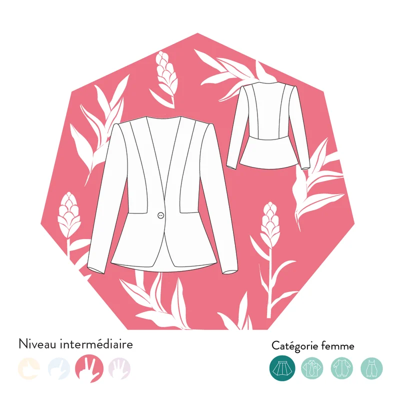 Patron Veste Ginger · Les Patronnes