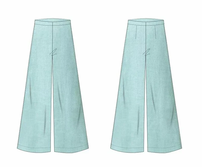 Photo du patron Patron pantalon large femmes Parmelia (34 au 56) cousu · vue 1 sur 1