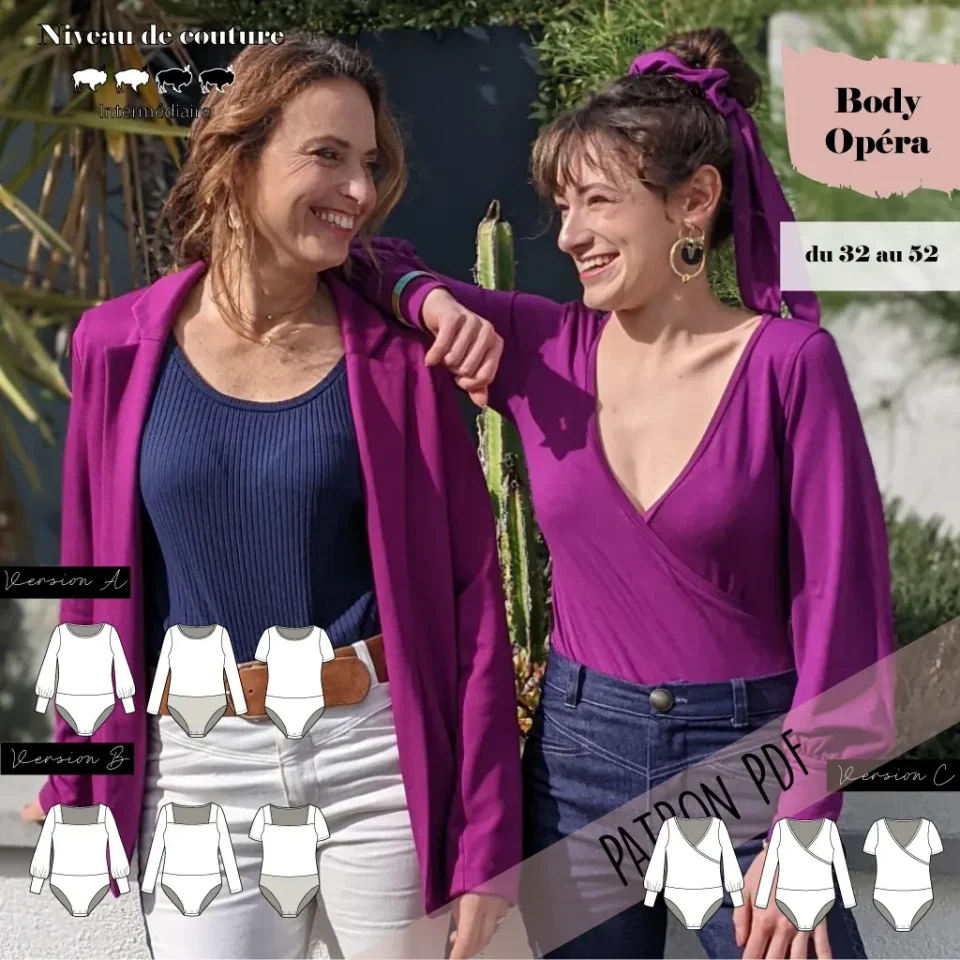 Photo du patron Body Opéra cousu · vue 1 sur 8