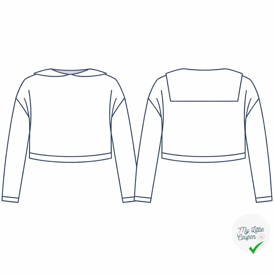 Photo du patron Le sweat marin - Patron cousu · vue 1 sur 8
