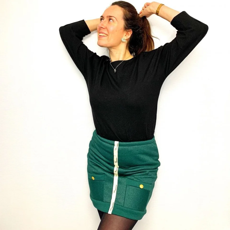 Photo du patron Patron jupe hack Chanel cousu · vue 1 sur 6