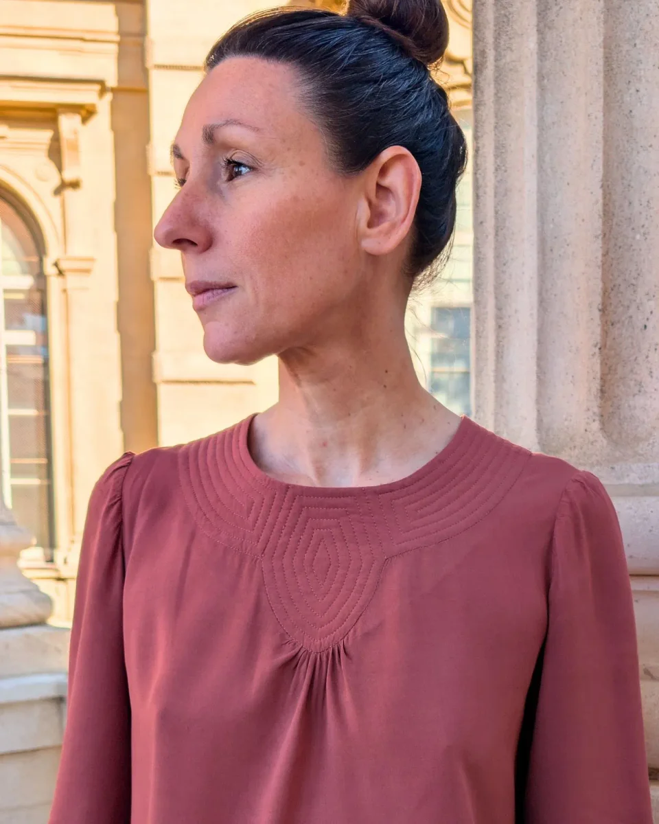 Photo du patron Bovary, blouse et robe cousu · vue 1 sur 8