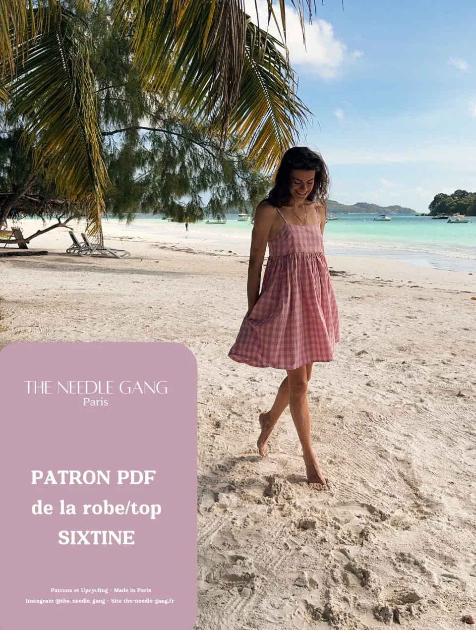 Photo du patron la robe/top SIXTINE cousu · vue 1 sur 8