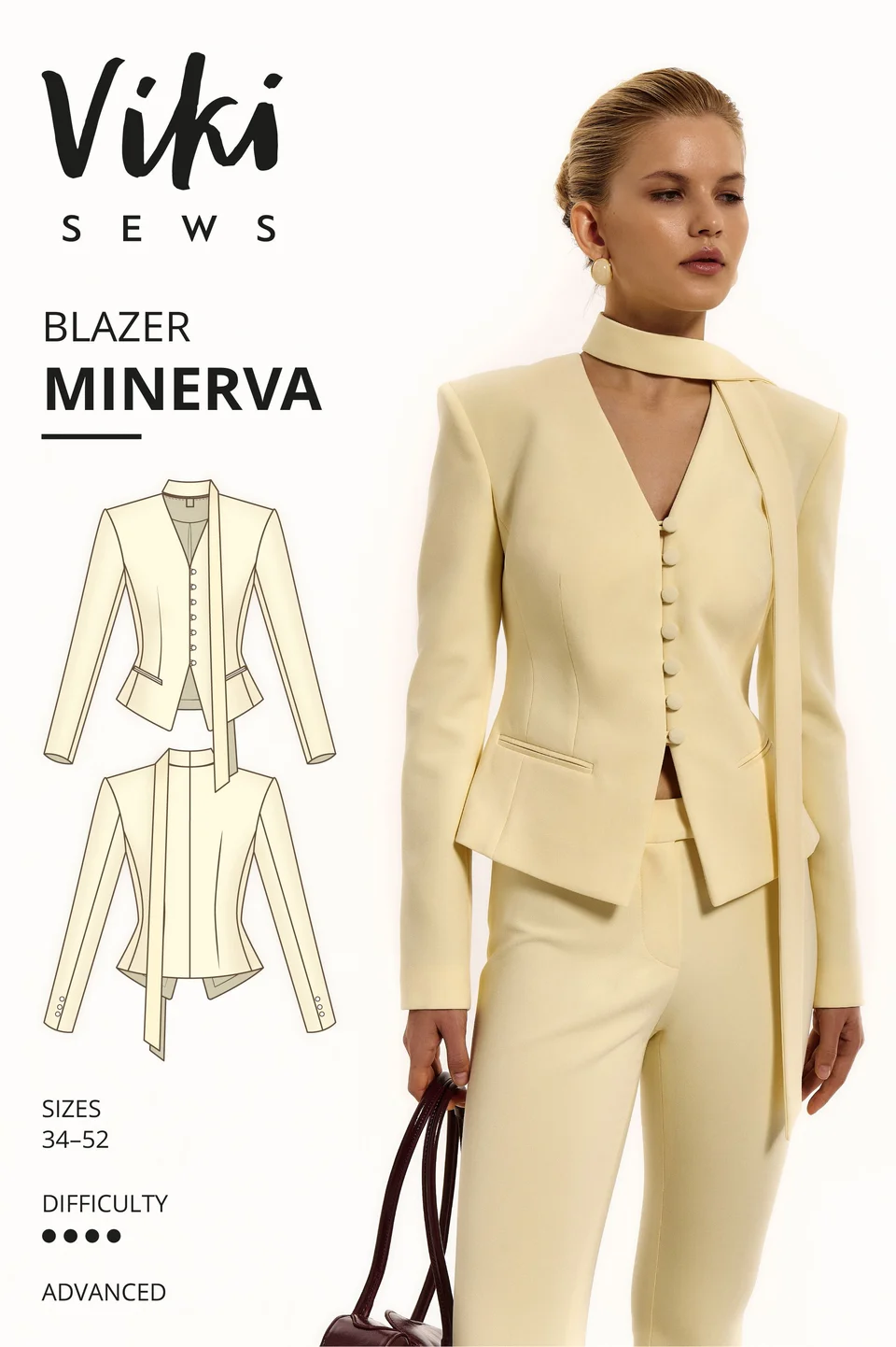 Photo du patron Minerva blazer cousu · vue 1 sur 8