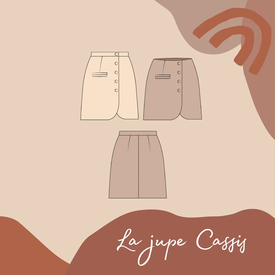 Photo du patron Jupe Cassis cousu · vue 1 sur 8