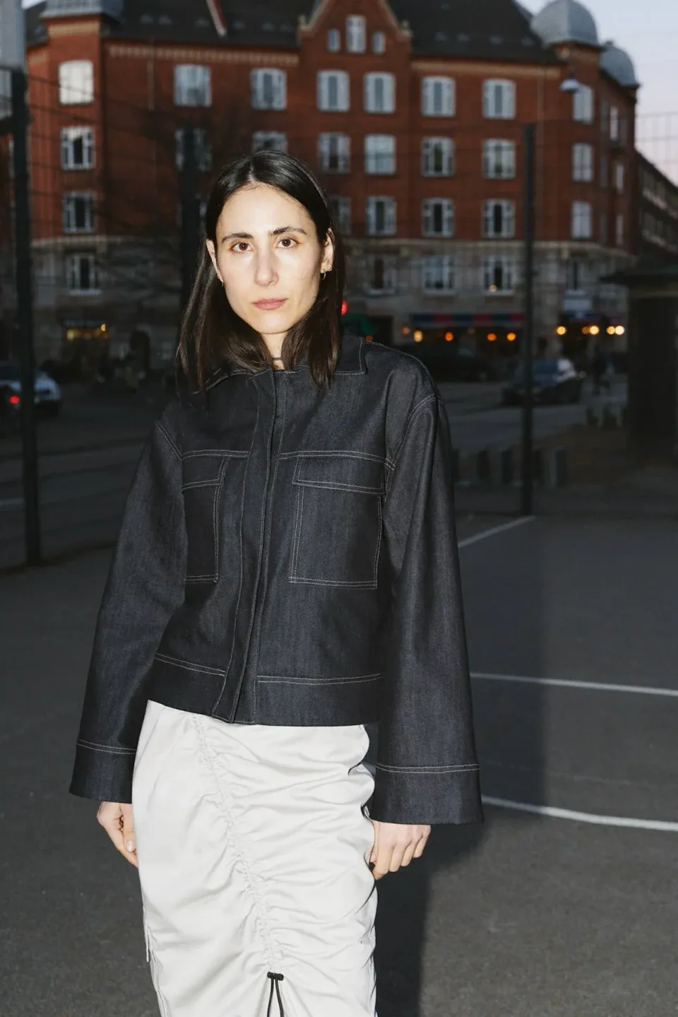 Photo du patron TOPSTITCH VEST x BOX SLEEVE cousu · vue 1 sur 6
