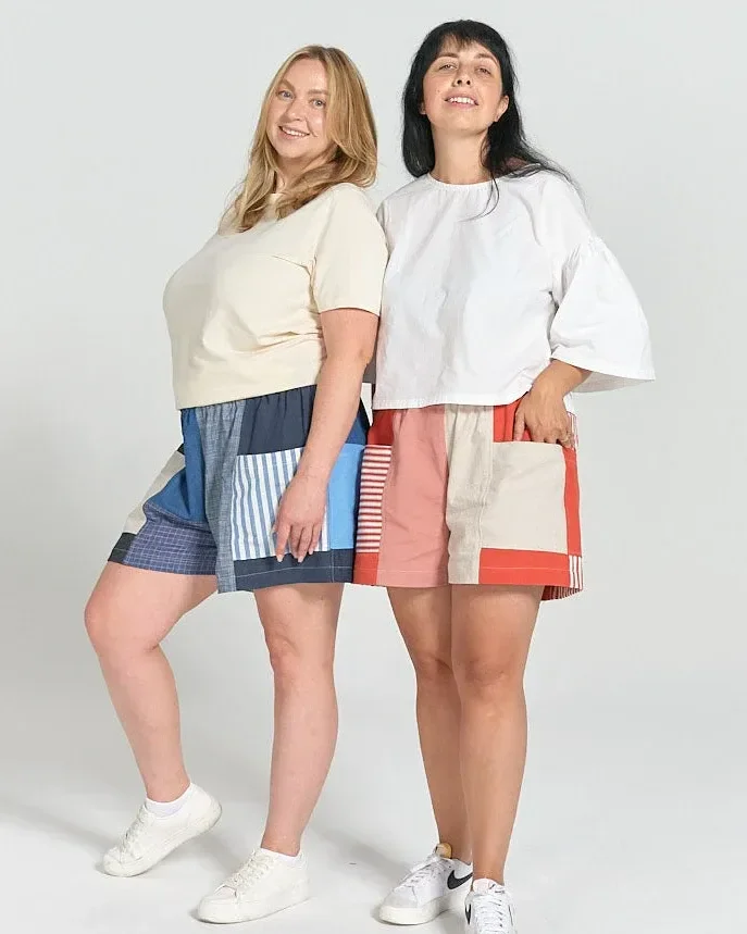 Photo du patron Weekend Chore Shorts cousu · vue 1 sur 8