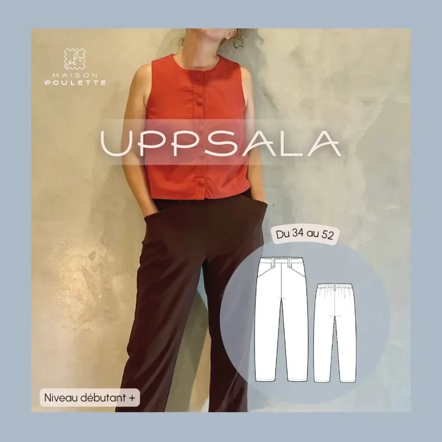 Photo du patron PANTALON UPPSALA cousu · vue 1 sur 8