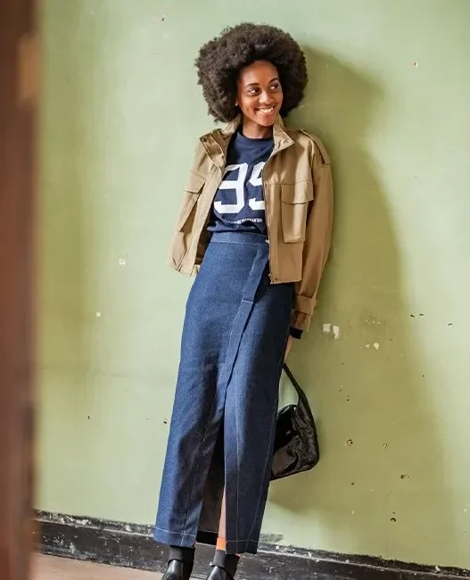 Photo du patron Fulki Skirt Sewing Pattern cousu · vue 1 sur 8