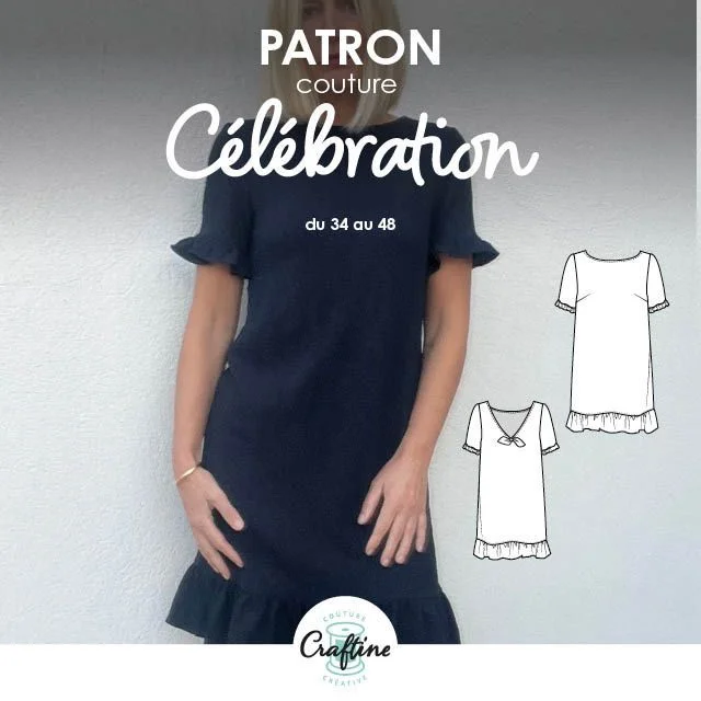 Patron Robe Célébration · Craftine