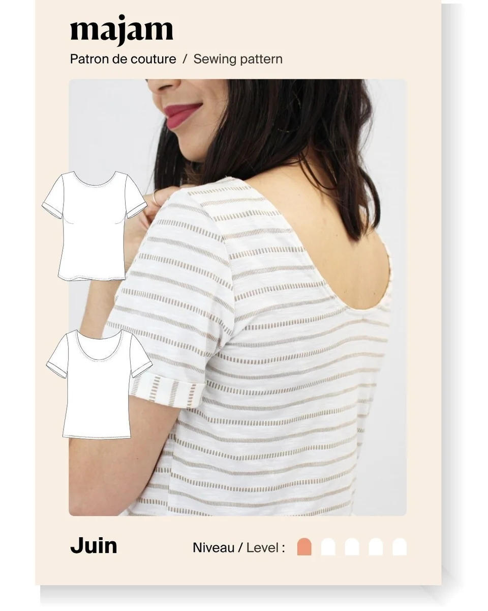 Photo du patron T-shirt – Juin cousu · vue 1 sur 6