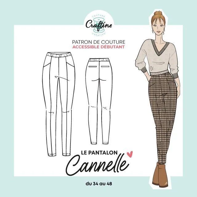 Photo du patron Pantalon Cannelle cousu · vue 1 sur 1