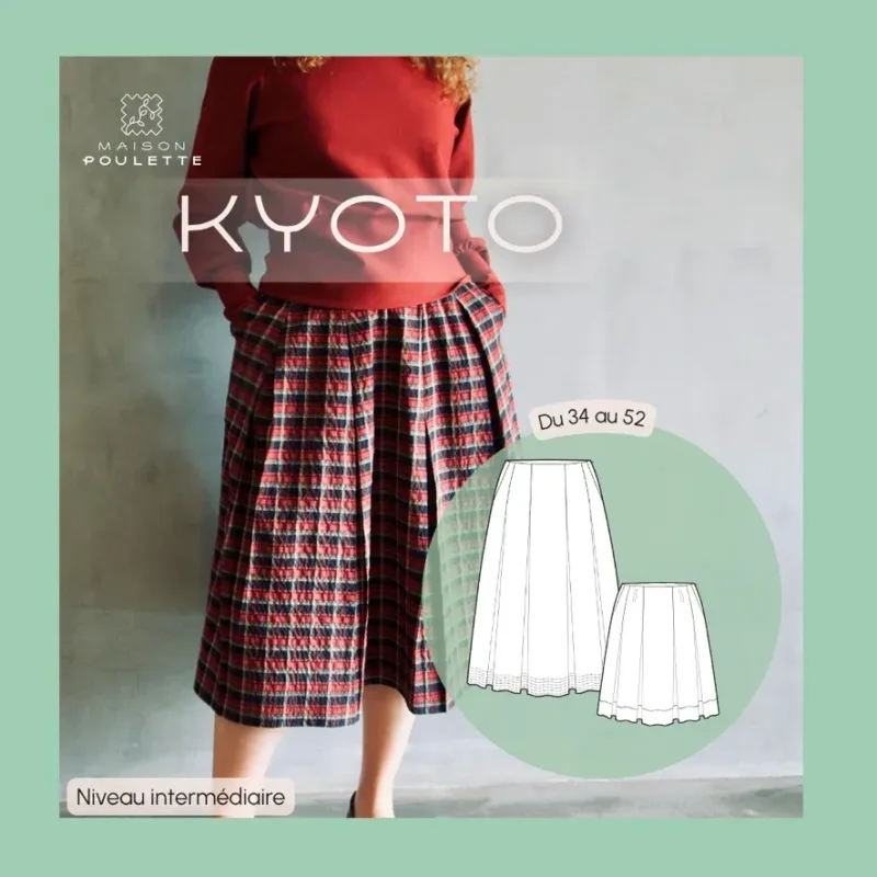 Patron JUPE KYOTO · Maison Poulette