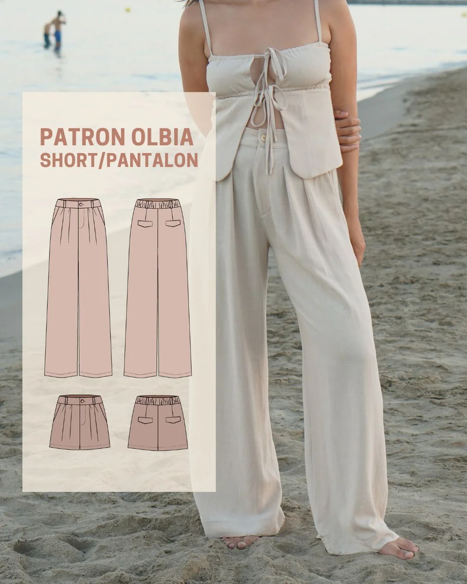 Photo du patron Pantalon Olbia cousu · vue 1 sur 8