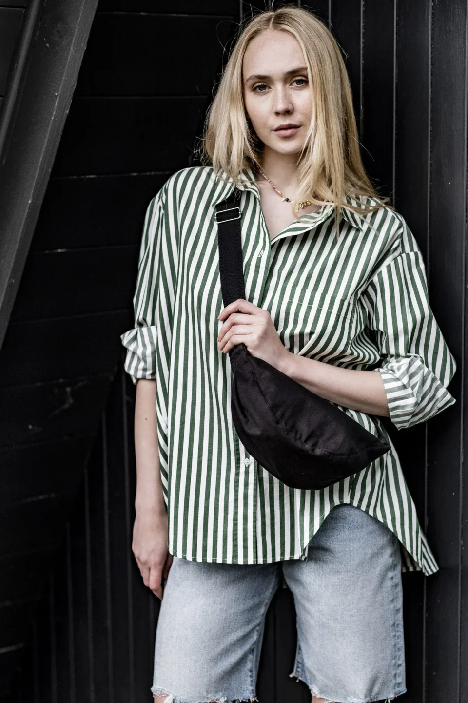 Photo du patron Nousha Hip Bag Sewing Pattern cousu · vue 1 sur 3