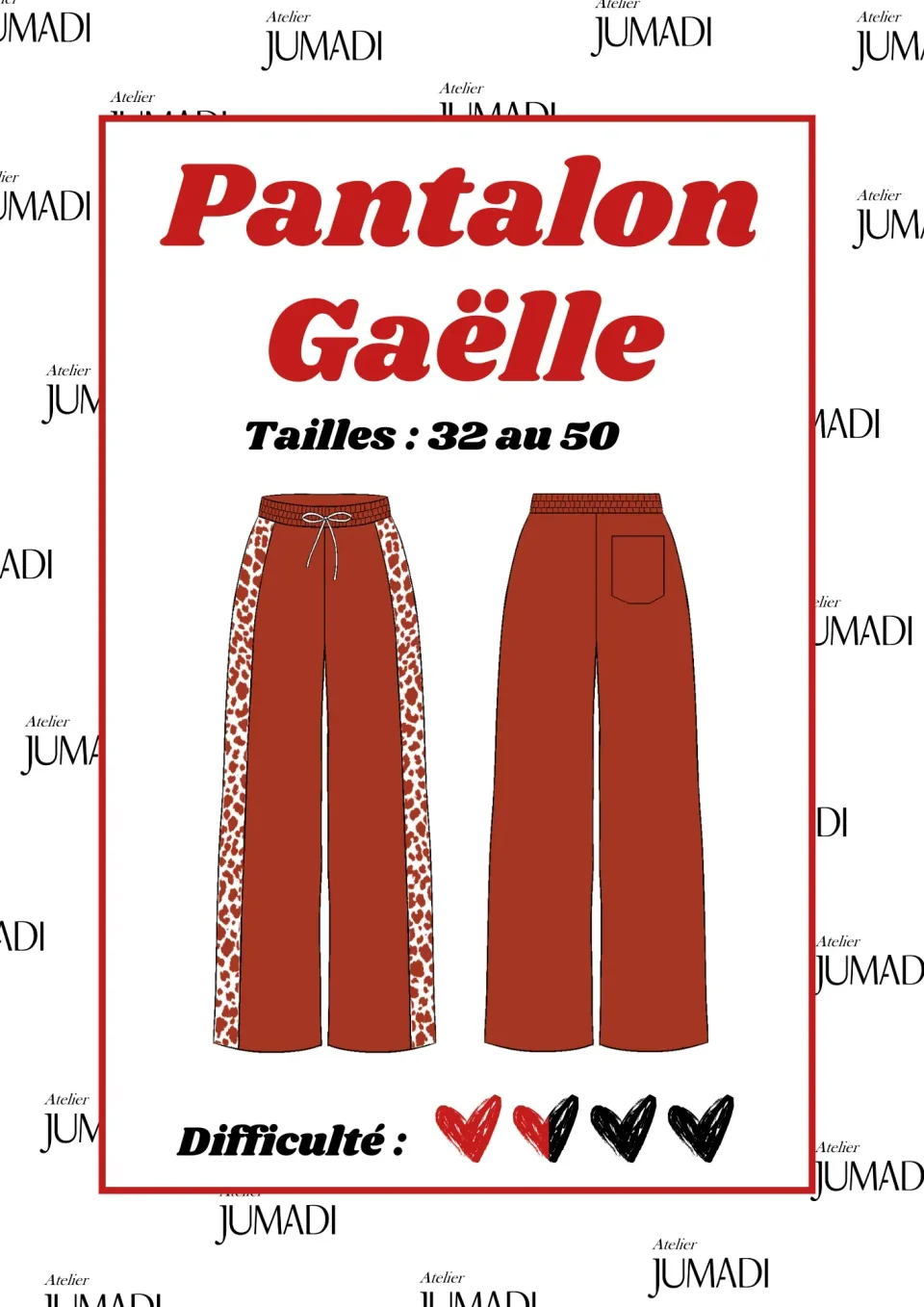 Photo du patron Pantalon Gaëlle cousu · vue 1 sur 8