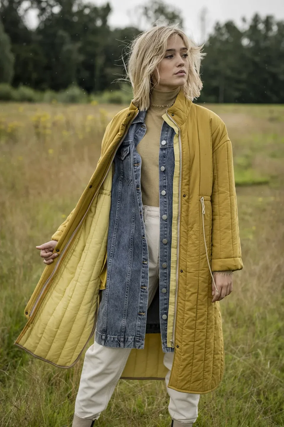 Photo du patron Giselle Coat Sewing Pattern cousu · vue 1 sur 6